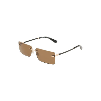 Calvin Klein Beige Metal Women Sunglasses - HBPS Beauty & Fashion
