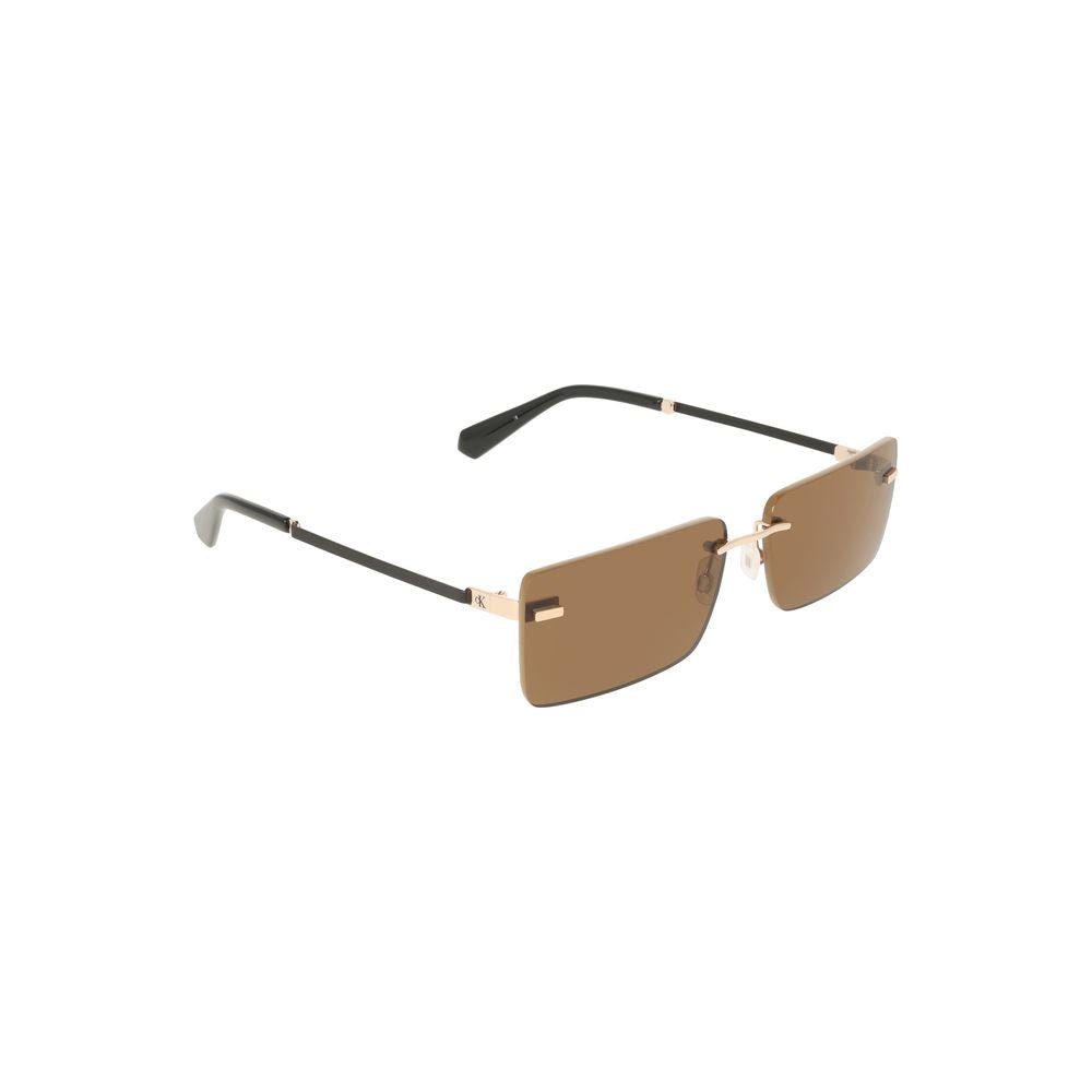 Calvin Klein Beige Metal Women Sunglasses - HBPS Beauty & Fashion