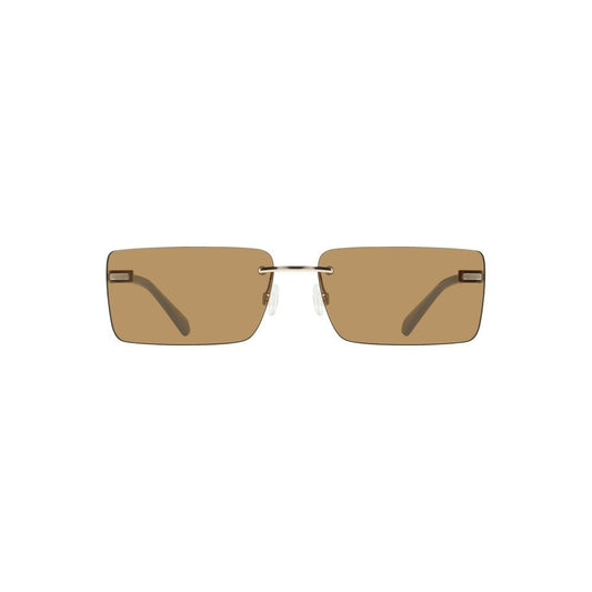 Calvin Klein Beige Metal Women Sunglasses - HBPS Beauty & Fashion
