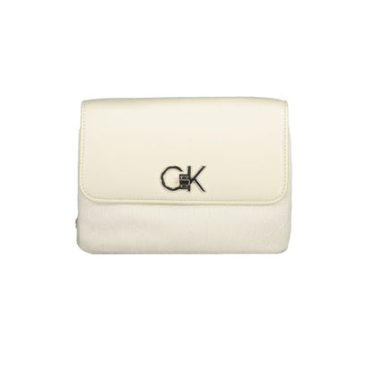 Calvin Klein Beige Polyester Women Handbag - HBPS Beauty & Fashion