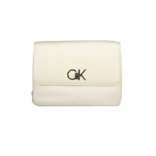 Calvin Klein Beige Polyester Women Handbag - HBPS Beauty & Fashion