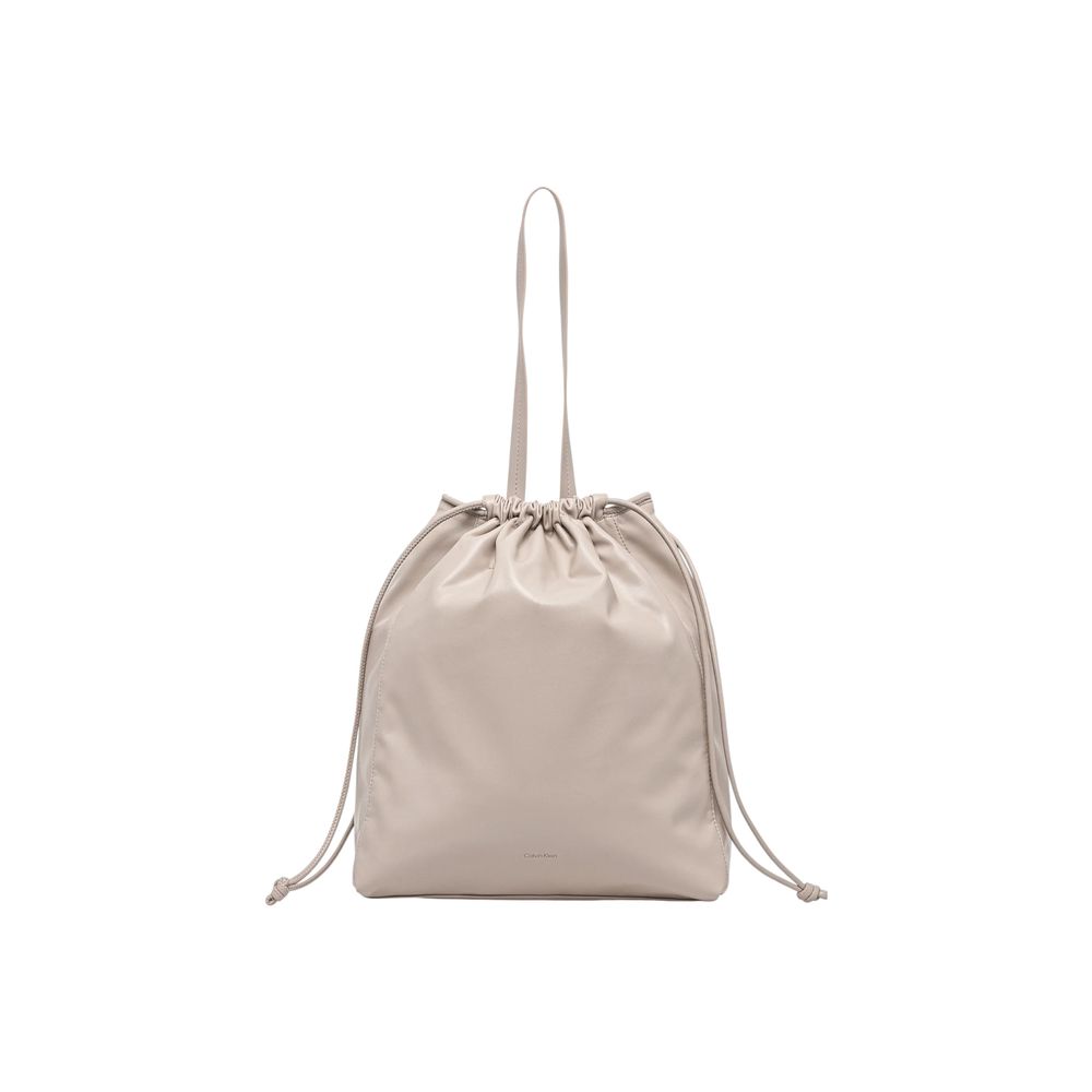 Calvin Klein Beige Polyethylene Handbag - HBPS Beauty & Fashion