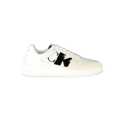Calvin Klein Bianco Leather Men Sneaker - HBPS Beauty & Fashion