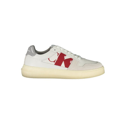 Calvin Klein Bianco Leather Men Sneaker - HBPS Beauty & Fashion