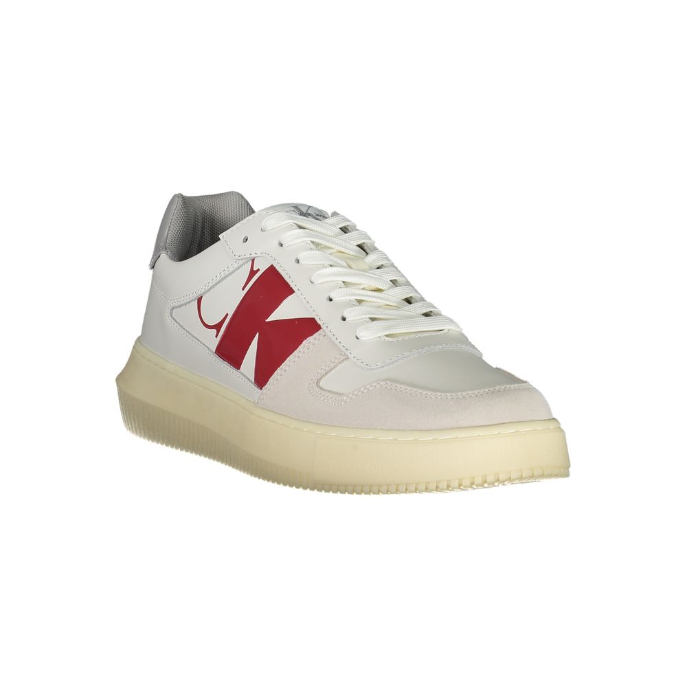 Calvin Klein Bianco Leather Men Sneaker - HBPS Beauty & Fashion