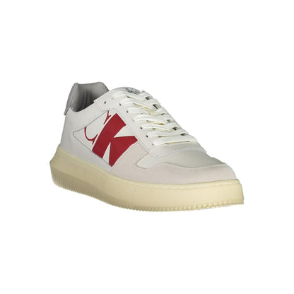 Calvin Klein Bianco Leather Men Sneaker - HBPS Beauty & Fashion