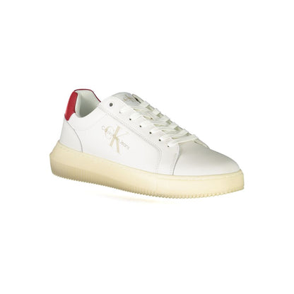 Calvin Klein Bianco Leather Men's Sneaker - HBPS Beauty & Fashion