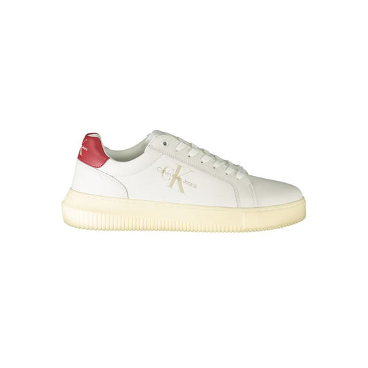 Calvin Klein Bianco Leather Men's Sneaker - HBPS Beauty & Fashion