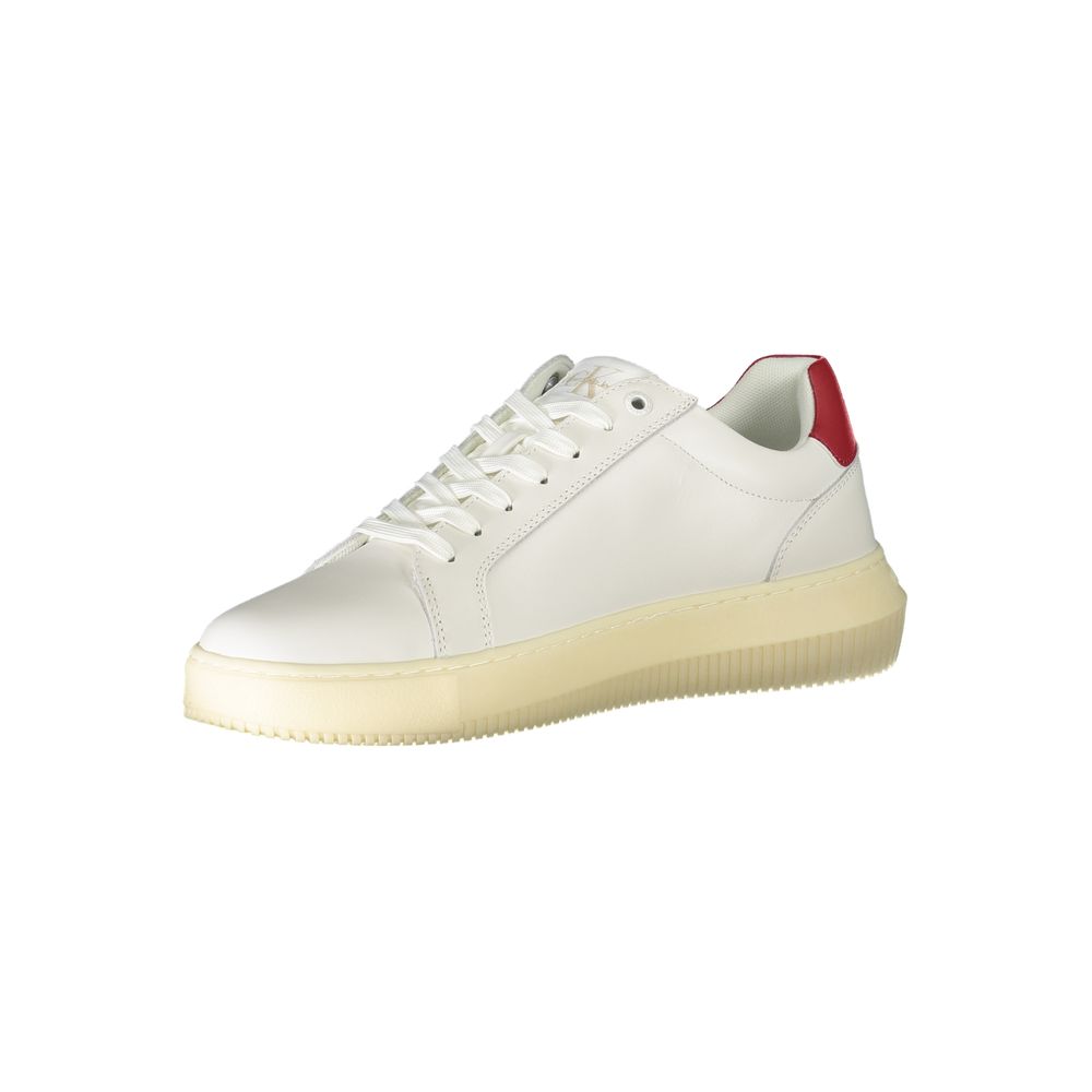 Calvin Klein Bianco Leather Men's Sneaker - HBPS Beauty & Fashion