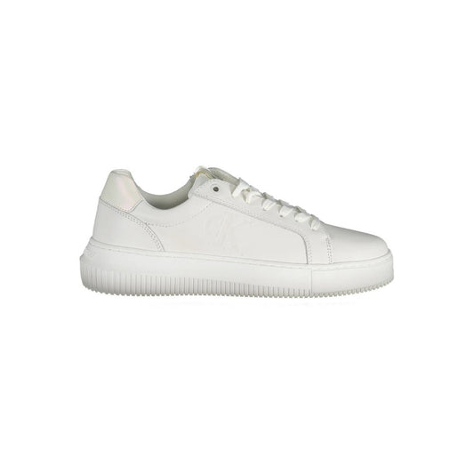 Calvin Klein Bianco Leather Women Sneaker - HBPS Beauty & Fashion