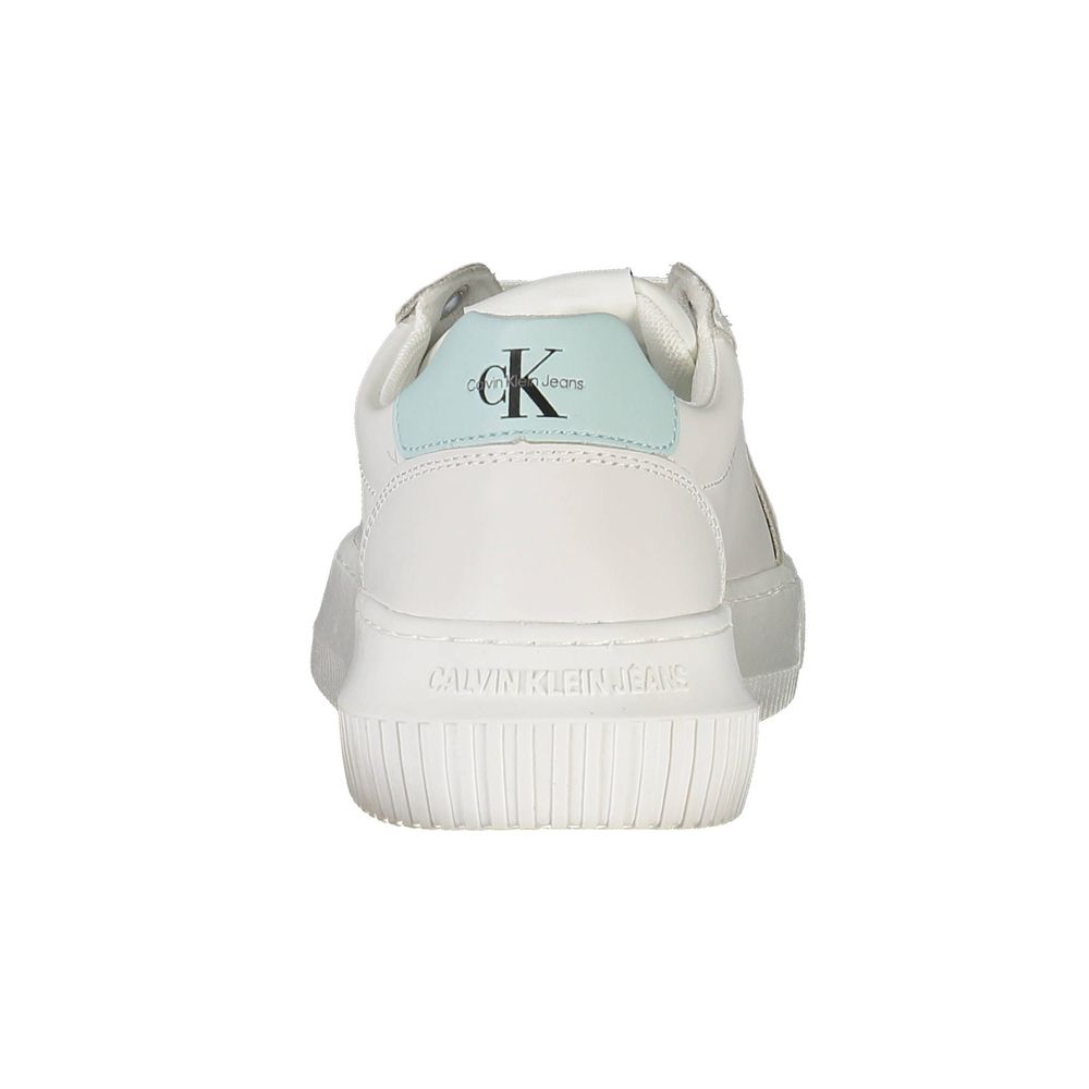 Calvin Klein Bianco Leather Women Sneaker - HBPS Beauty & Fashion