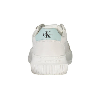 Calvin Klein Bianco Leather Women Sneaker - HBPS Beauty & Fashion
