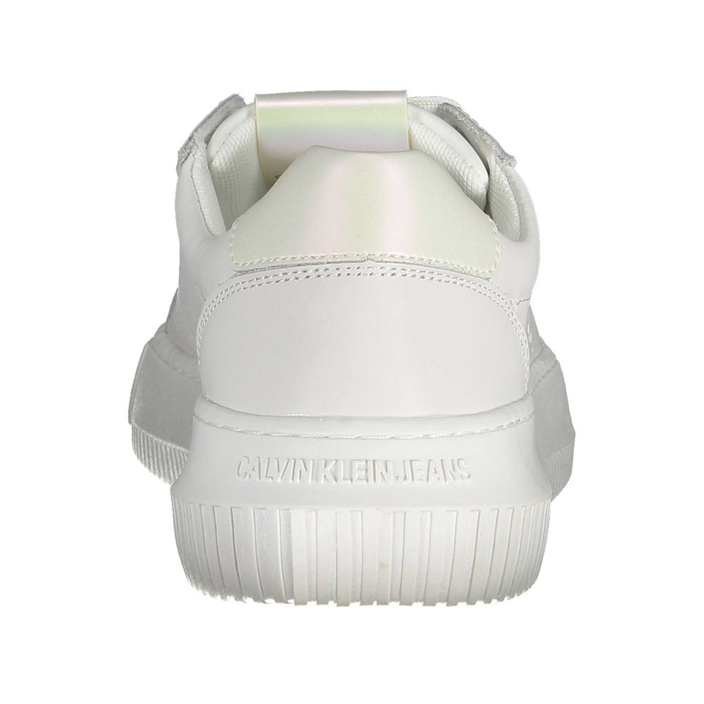 Calvin Klein Bianco Leather Women Sneaker - HBPS Beauty & Fashion
