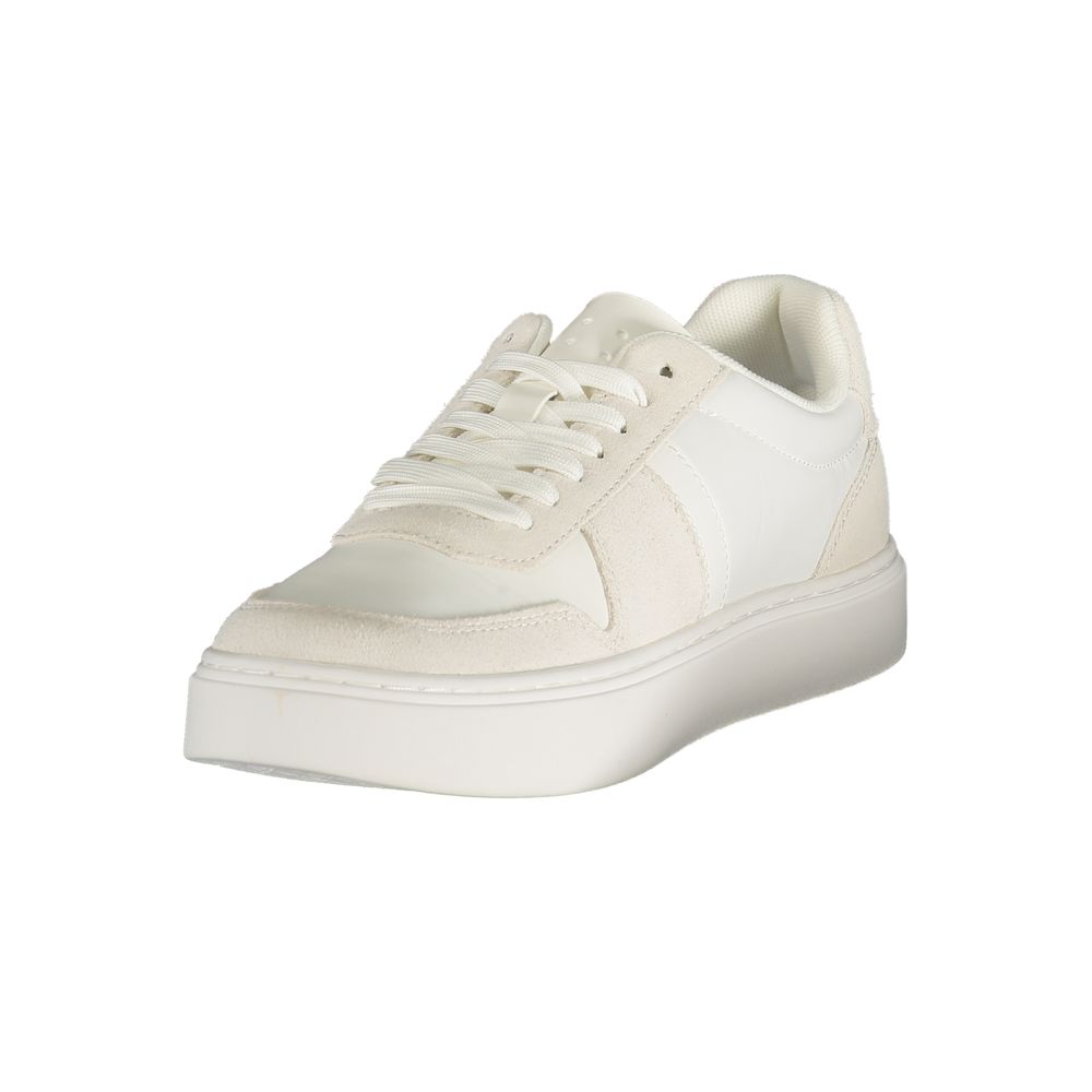 Calvin Klein Bianco Polyester Mens Sneaker - HBPS Beauty & Fashion