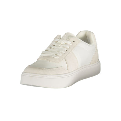 Calvin Klein Bianco Polyester Mens Sneaker - HBPS Beauty & Fashion