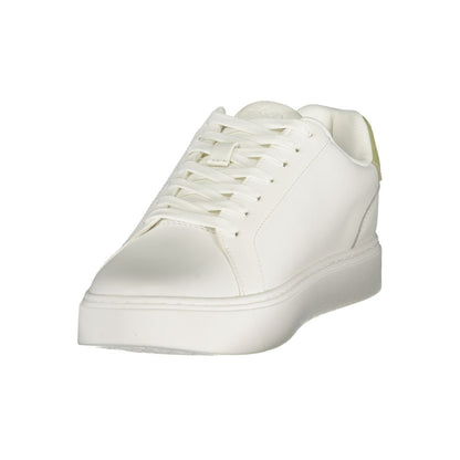 Calvin Klein Bianco Polyurethane Men Sneaker - HBPS Beauty & Fashion