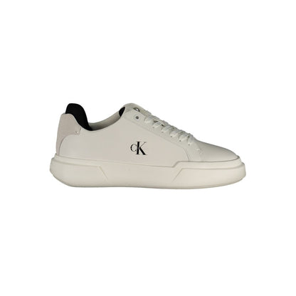 Calvin Klein Bianco Polyurethane Women's Sneaker - HBPS Beauty & Fashion