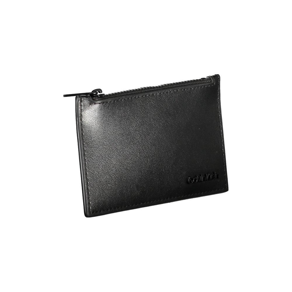 Calvin Klein Black Leather Men Wallet - HBPS Beauty & Fashion