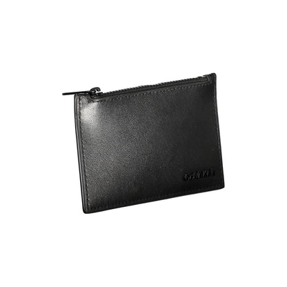 Calvin Klein Black Leather Men Wallet - HBPS Beauty & Fashion