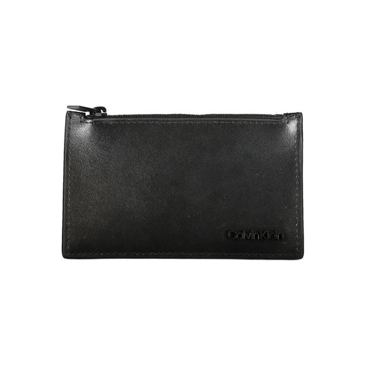 Calvin Klein Black Leather Men Wallet - HBPS Beauty & Fashion