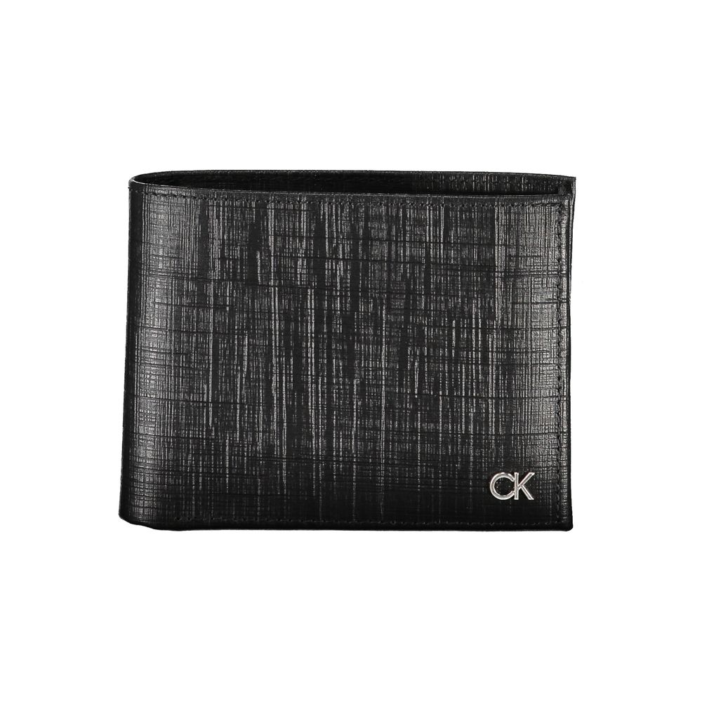 Calvin Klein Black Leather Mens Wallet - HBPS Beauty & Fashion