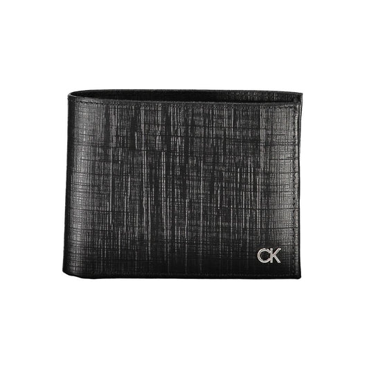 Calvin Klein Black Leather Mens Wallet - HBPS Beauty & Fashion