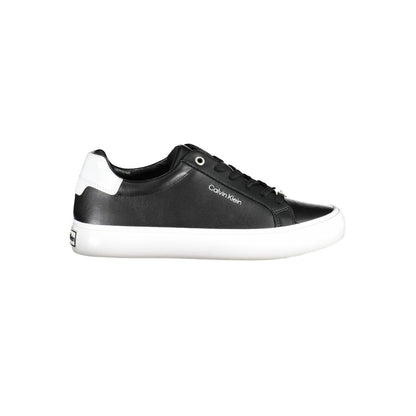Calvin Klein Black Leather Women Sneaker - HBPS Beauty & Fashion