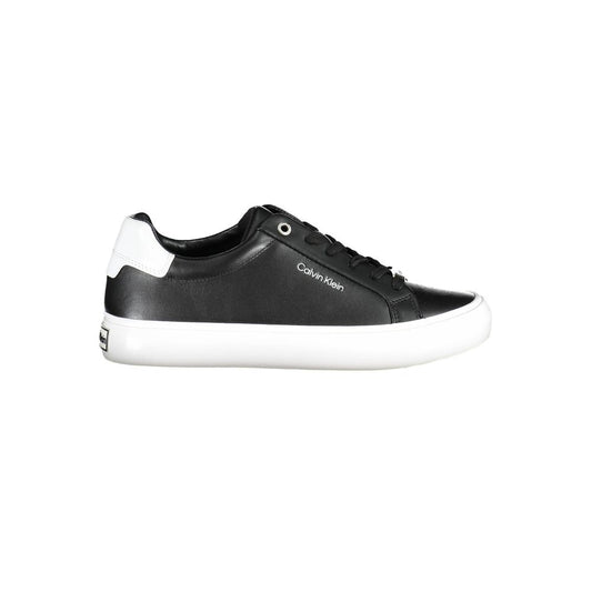 Calvin Klein Black Leather Women Sneaker - HBPS Beauty & Fashion