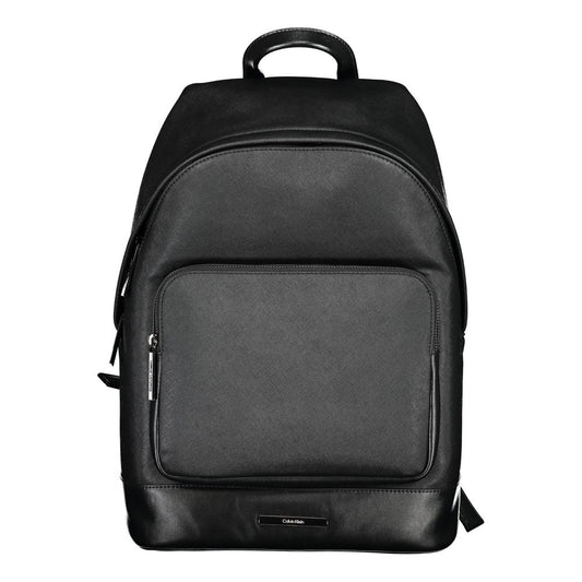 Calvin Klein Black Polyester Men Backpack - HBPS Beauty & Fashion