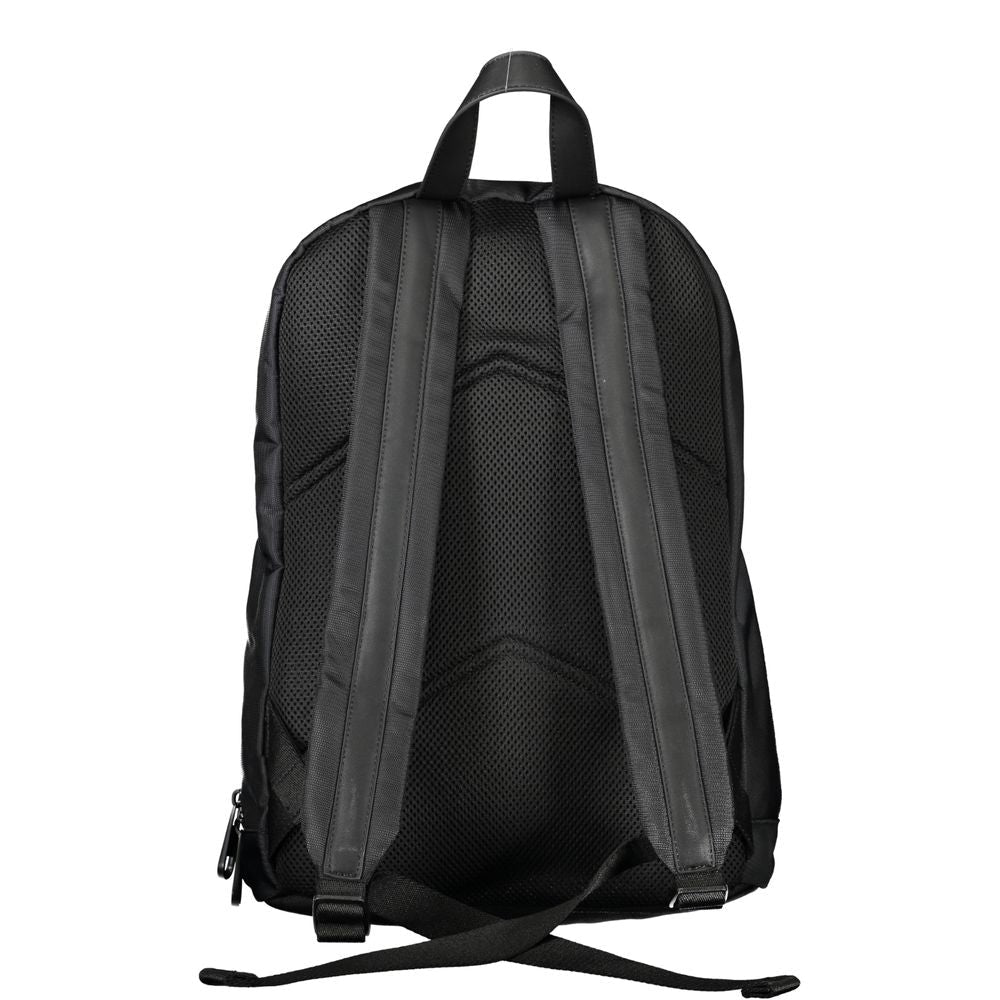 Calvin Klein Black Polyester Men's Backpack - HBPS Beauty & Fashion