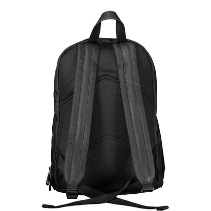 Calvin Klein Black Polyester Men's Backpack - HBPS Beauty & Fashion