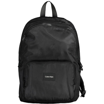 Calvin Klein Black Polyester Men's Backpack - HBPS Beauty & Fashion