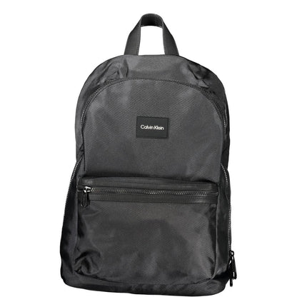 Calvin Klein Black Polyester Men's Backpack - HBPS Beauty & Fashion