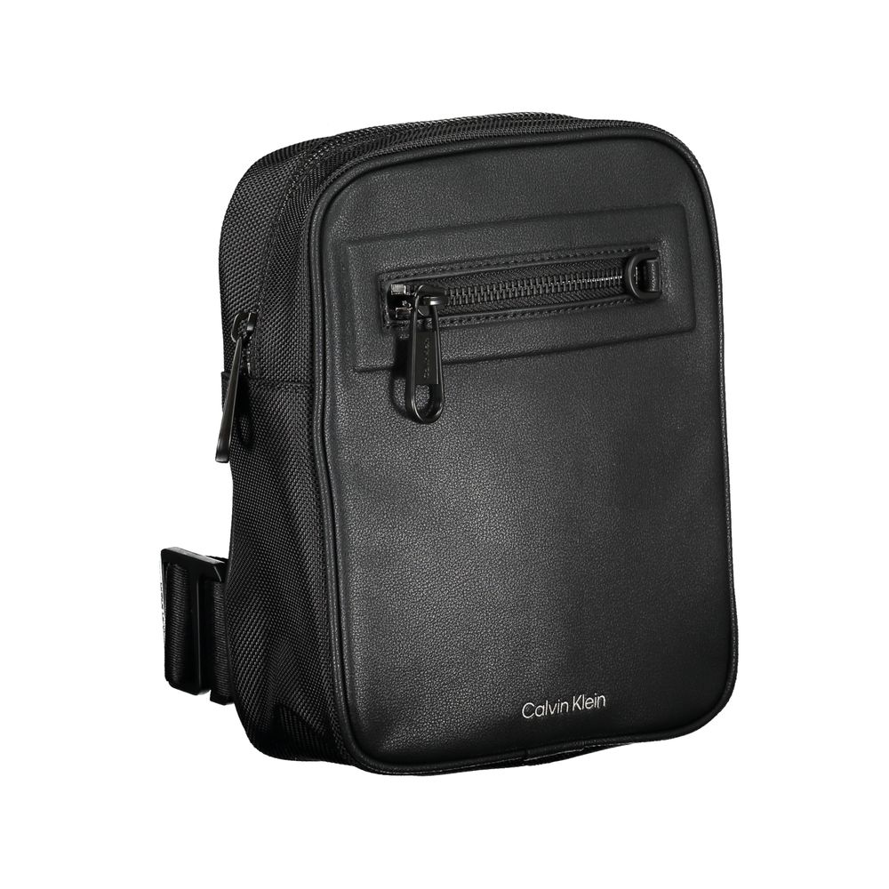 Calvin Klein Black Polyester Men's Shoulder Bag - HBPS Beauty & Fashion