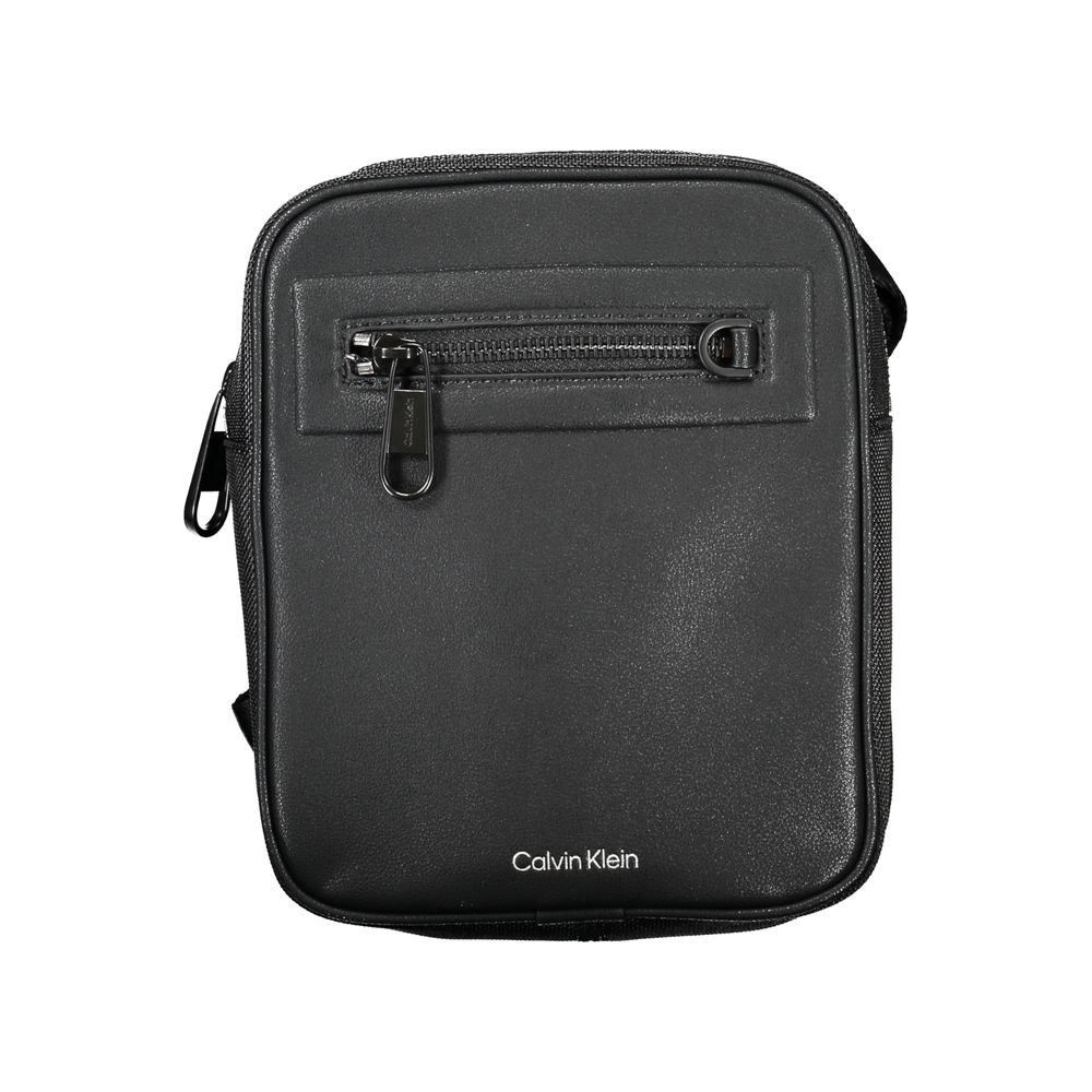 Calvin Klein Black Polyester Men's Shoulder Bag - HBPS Beauty & Fashion