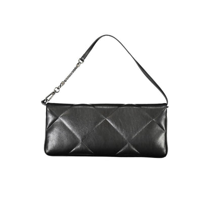Calvin Klein Black Polyester Woman Handbag - HBPS Beauty & Fashion