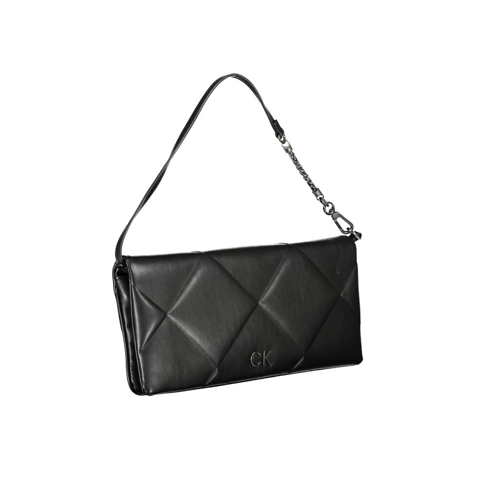 Calvin Klein Black Polyester Woman Handbag - HBPS Beauty & Fashion