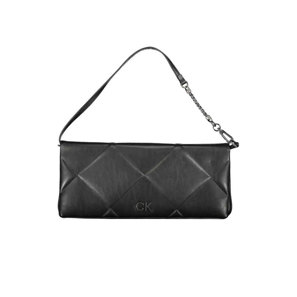 Calvin Klein Black Polyester Woman Handbag - HBPS Beauty & Fashion