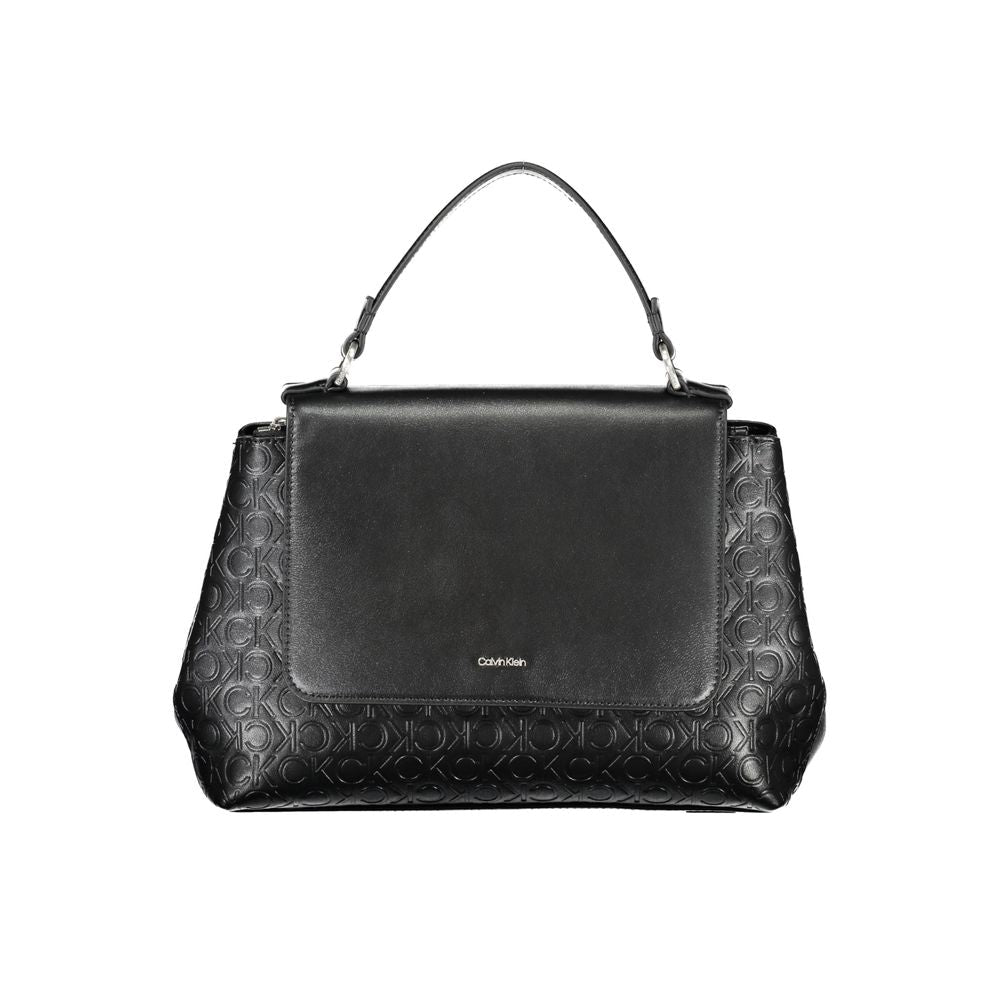 Calvin Klein Black Polyester Women Handbag - HBPS Beauty & Fashion