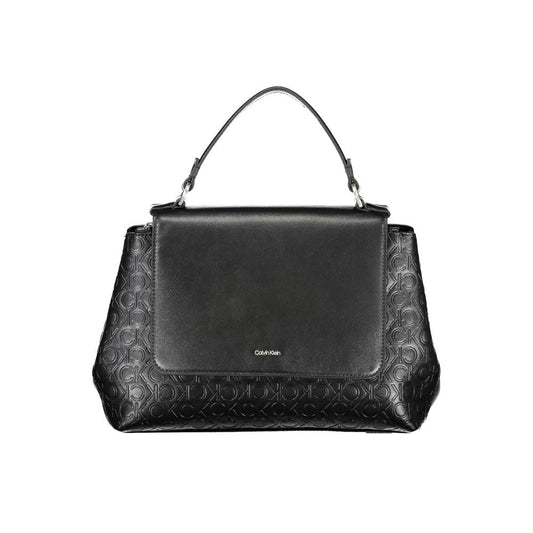 Calvin Klein Black Polyester Women Handbag - HBPS Beauty & Fashion