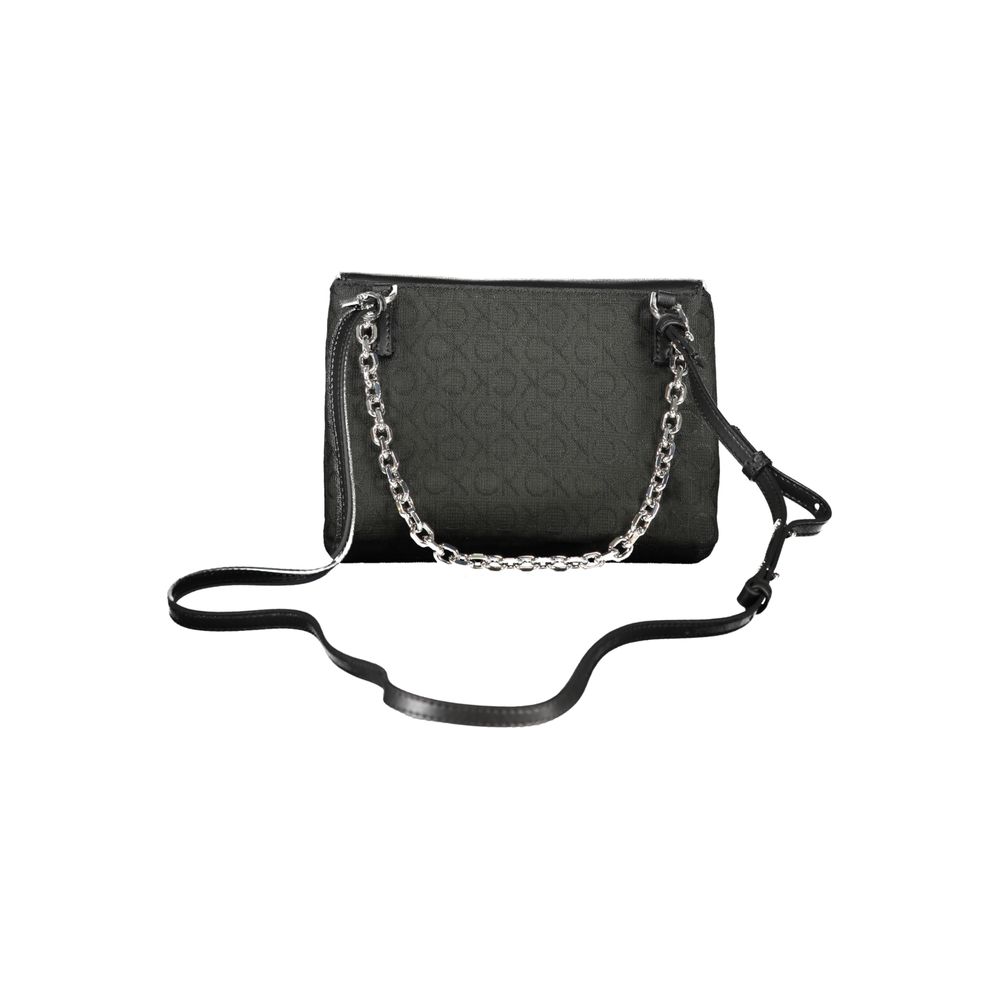 Calvin Klein Black Polyester Women Handbag - HBPS Beauty & Fashion