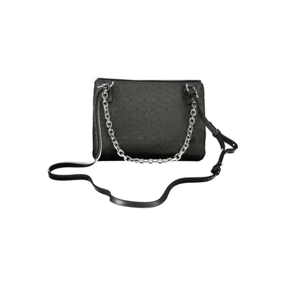 Calvin Klein Black Polyester Women Handbag - HBPS Beauty & Fashion
