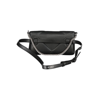 Calvin Klein Black Polyester Women Handbag - HBPS Beauty & Fashion
