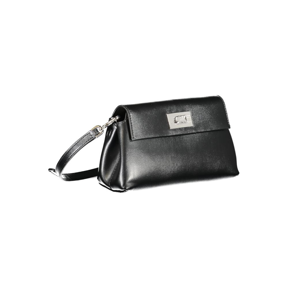 Calvin Klein Black Polyester Women Handbag - HBPS Beauty & Fashion
