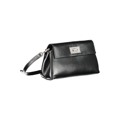 Calvin Klein Black Polyester Women Handbag - HBPS Beauty & Fashion