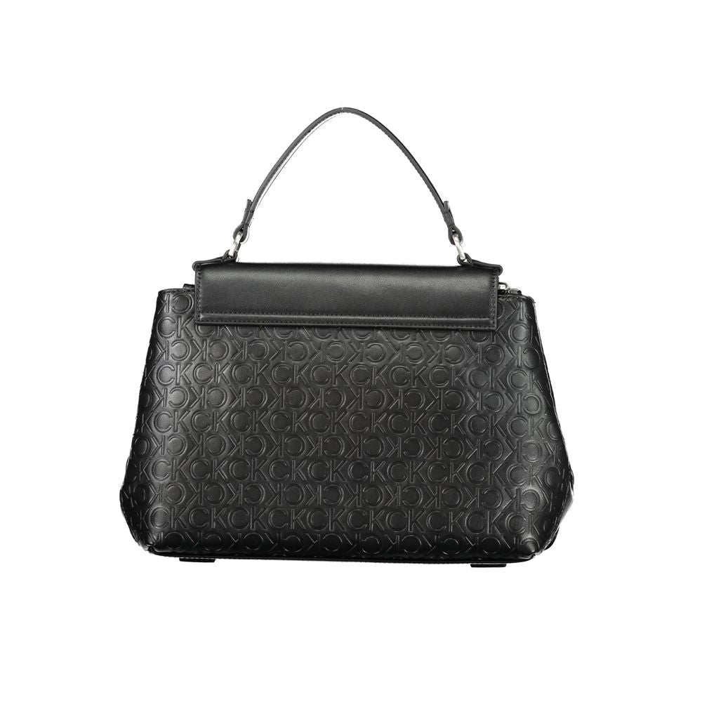 Calvin Klein Black Polyester Women Handbag - HBPS Beauty & Fashion