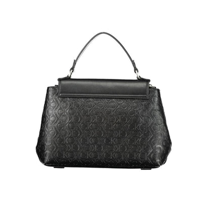 Calvin Klein Black Polyester Women Handbag - HBPS Beauty & Fashion