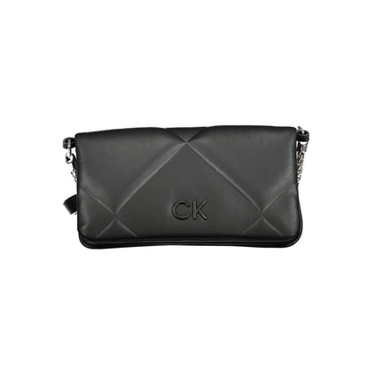 Calvin Klein Black Polyester Women Handbag - HBPS Beauty & Fashion