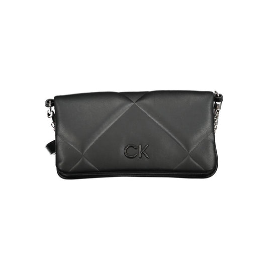 Calvin Klein Black Polyester Women Handbag - HBPS Beauty & Fashion