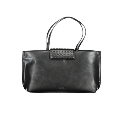 Calvin Klein Black Polyester Women Handbag - HBPS Beauty & Fashion